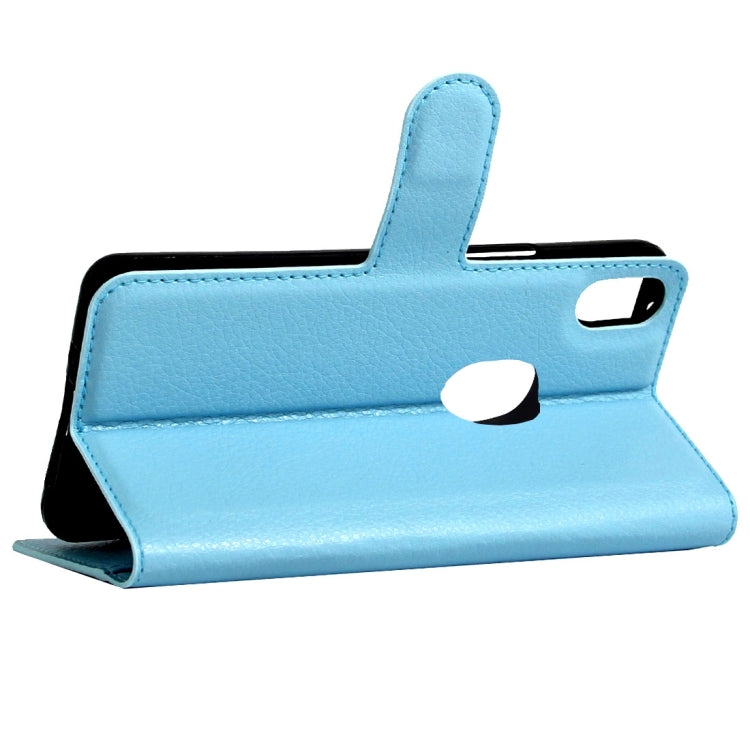 For BQ Aquaris X5 Plus Litchi Texture Horizontal Flip Leather Case with Magnetic Buckle & Holder & Card Slots & Wallet