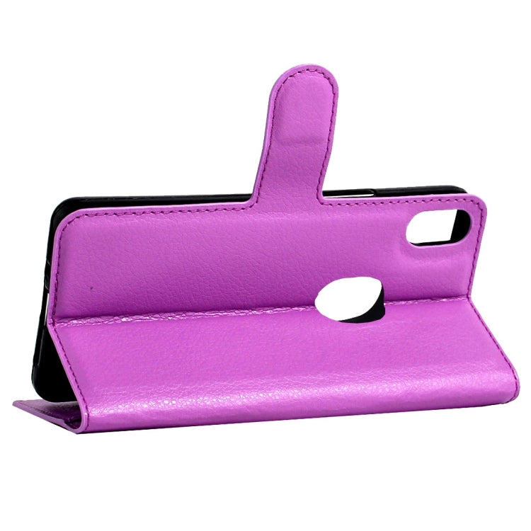 For BQ Aquaris X5 Plus Litchi Texture Horizontal Flip Leather Case with Magnetic Buckle & Holder & Card Slots & Wallet