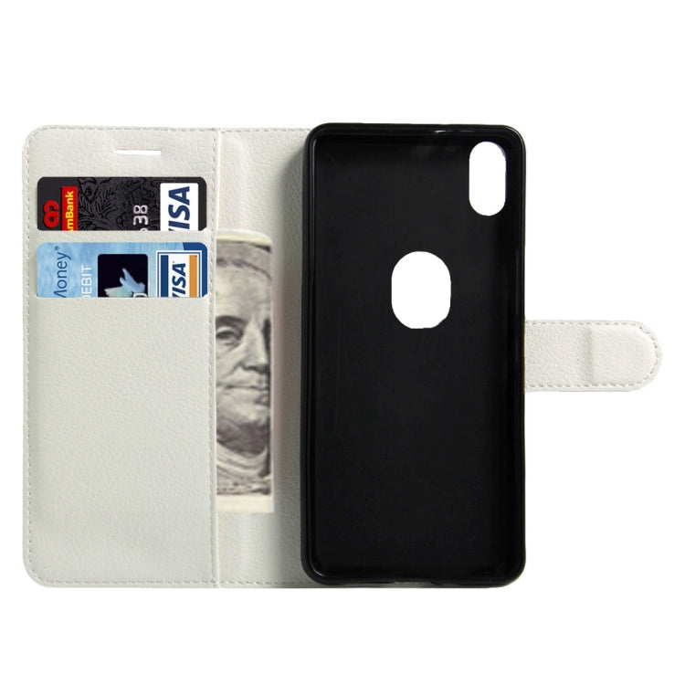 For BQ Aquaris X5 Plus Litchi Texture Horizontal Flip Leather Case with Magnetic Buckle & Holder & Card Slots & Wallet