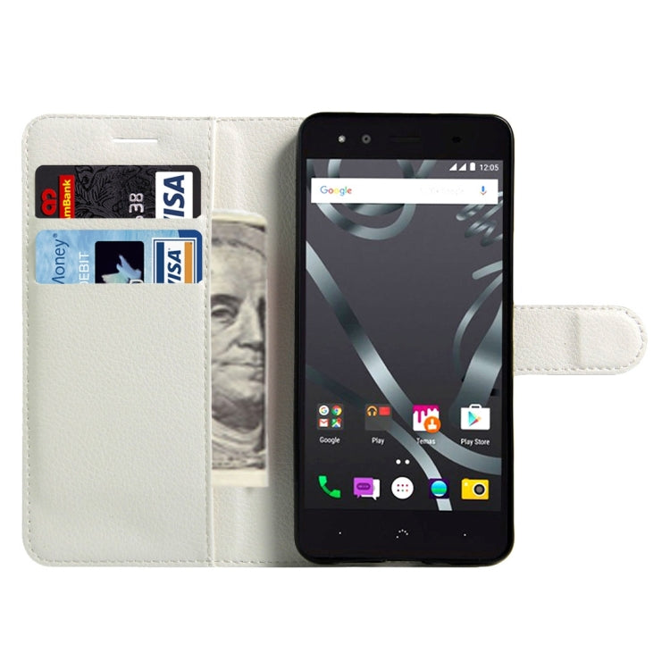 For BQ Aquaris X5 Plus Litchi Texture Horizontal Flip Leather Case with Magnetic Buckle & Holder & Card Slots & Wallet