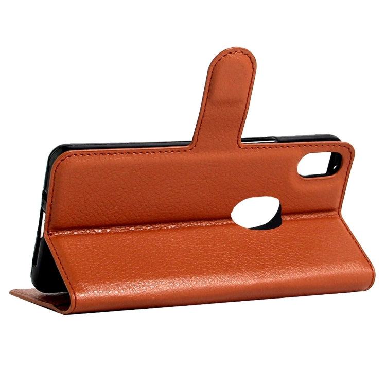 For BQ Aquaris X5 Plus Litchi Texture Horizontal Flip Leather Case with Magnetic Buckle & Holder & Card Slots & Wallet