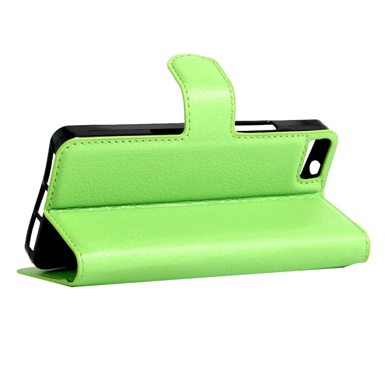 For BQ Aquaris A4.5 Litchi Texture Horizontal Flip Leather Case with Magnetic Buckle & Holder & Card Slots & Wallet