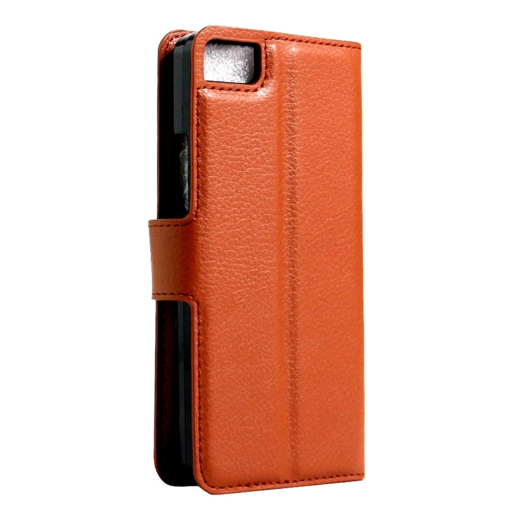 For BQ Aquaris A4.5 Litchi Texture Horizontal Flip Leather Case with Magnetic Buckle & Holder & Card Slots & Wallet