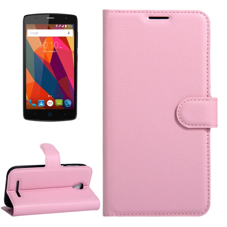 For ZTE  Blade A110 & Blade L110 Litchi Texture Horizontal Flip Leather Case with Magnetic Buckle & Holder & Card Slots & Wallet