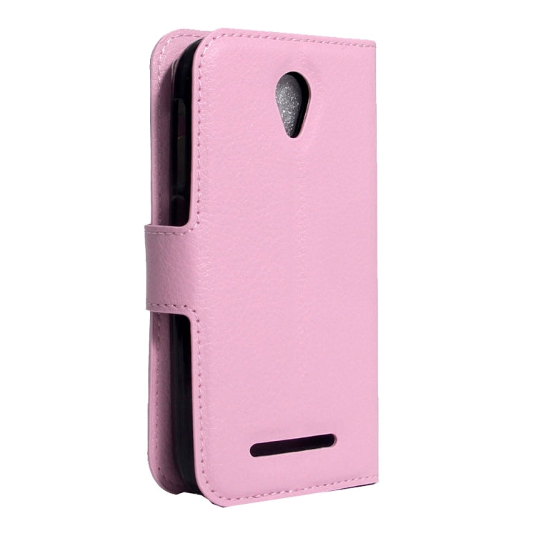 For ZTE  Blade A110 & Blade L110 Litchi Texture Horizontal Flip Leather Case with Magnetic Buckle & Holder & Card Slots & Wallet