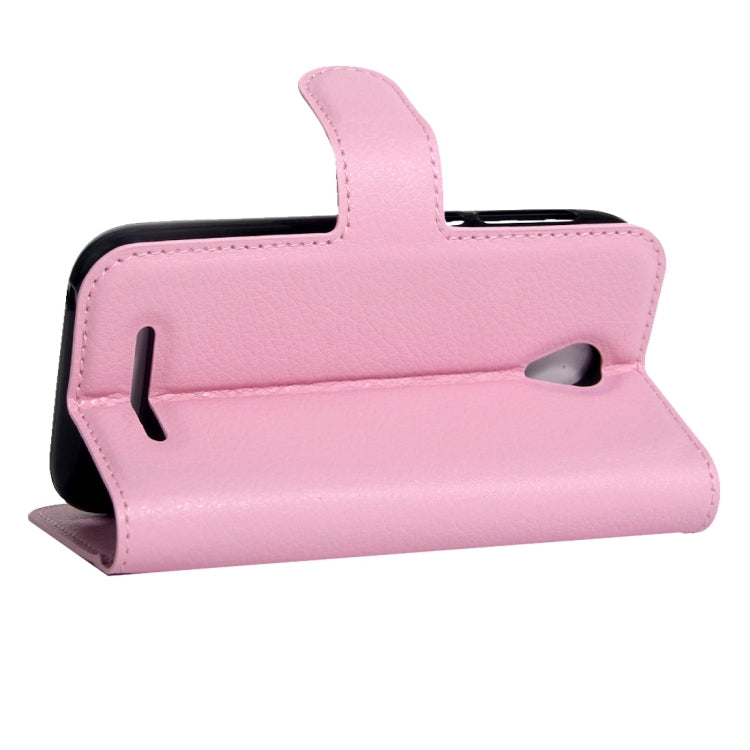 For ZTE  Blade A110 & Blade L110 Litchi Texture Horizontal Flip Leather Case with Magnetic Buckle & Holder & Card Slots & Wallet