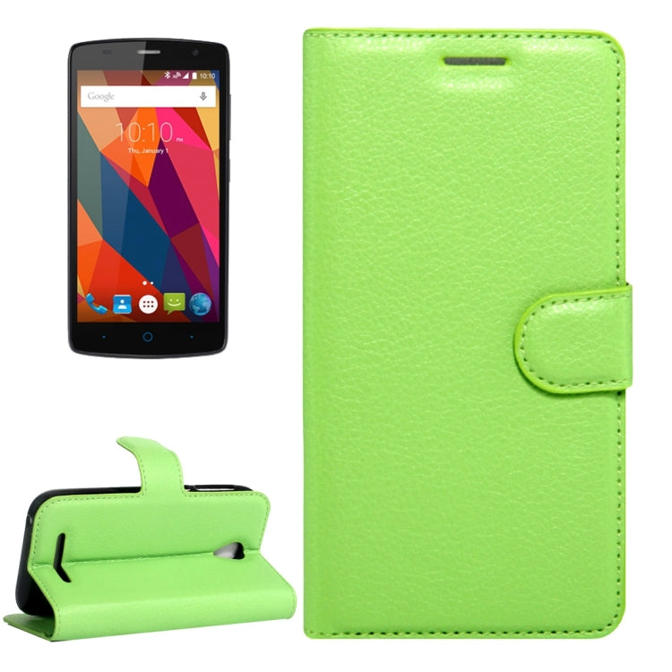 For ZTE  Blade A110 & Blade L110 Litchi Texture Horizontal Flip Leather Case with Magnetic Buckle & Holder & Card Slots & Wallet