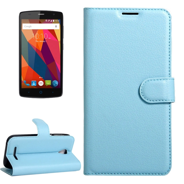 For ZTE  Blade A110 & Blade L110 Litchi Texture Horizontal Flip Leather Case with Magnetic Buckle & Holder & Card Slots & Wallet