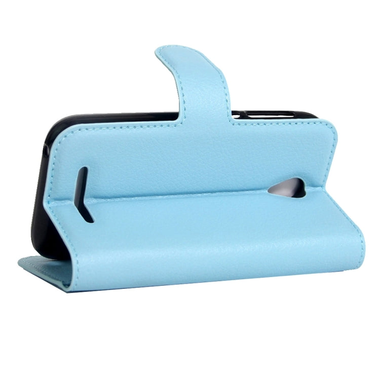 For ZTE  Blade A110 & Blade L110 Litchi Texture Horizontal Flip Leather Case with Magnetic Buckle & Holder & Card Slots & Wallet