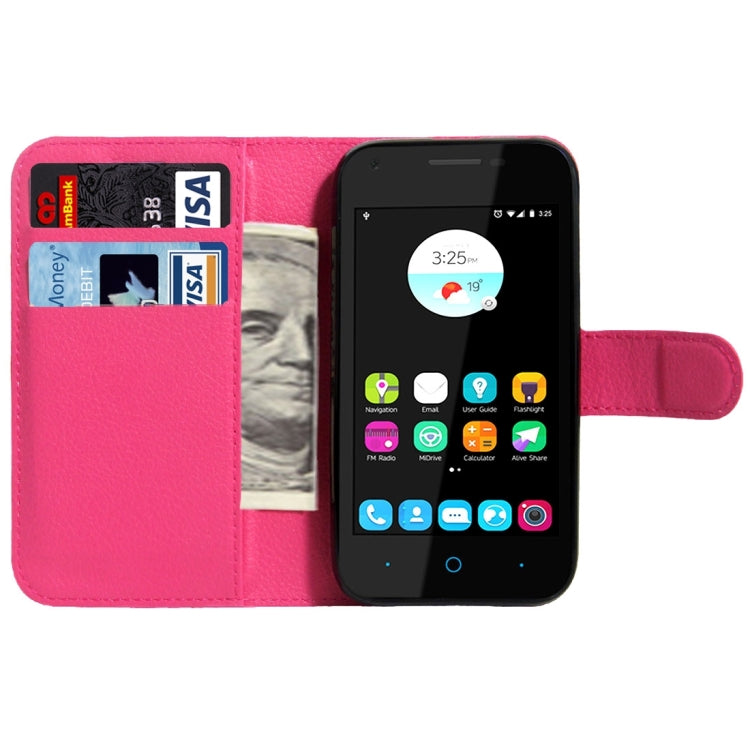 For ZTE  Blade A110 & Blade L110 Litchi Texture Horizontal Flip Leather Case with Magnetic Buckle & Holder & Card Slots & Wallet