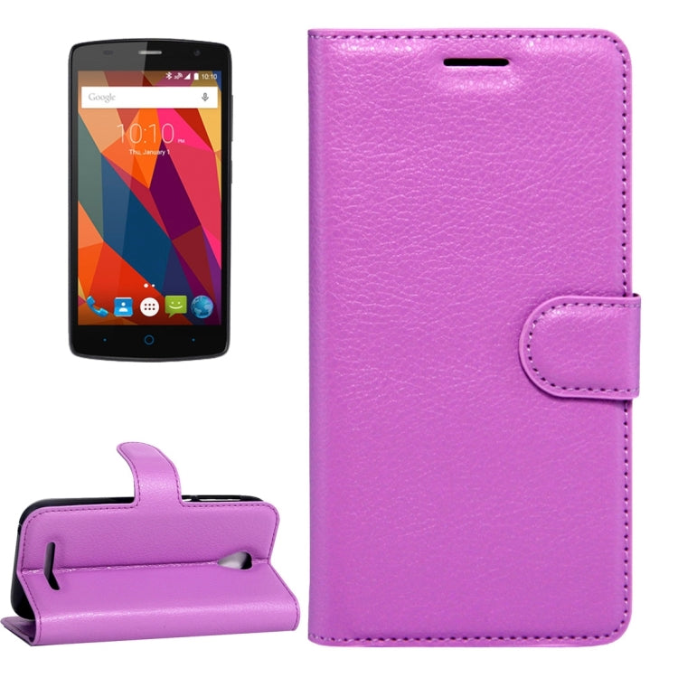 For ZTE  Blade A110 & Blade L110 Litchi Texture Horizontal Flip Leather Case with Magnetic Buckle & Holder & Card Slots & Wallet