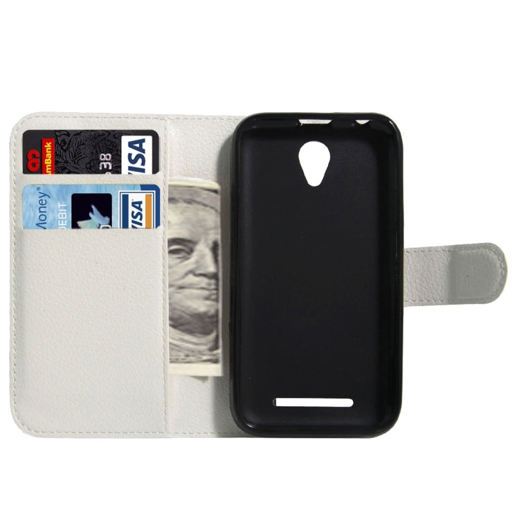 For ZTE  Blade A110 & Blade L110 Litchi Texture Horizontal Flip Leather Case with Magnetic Buckle & Holder & Card Slots & Wallet