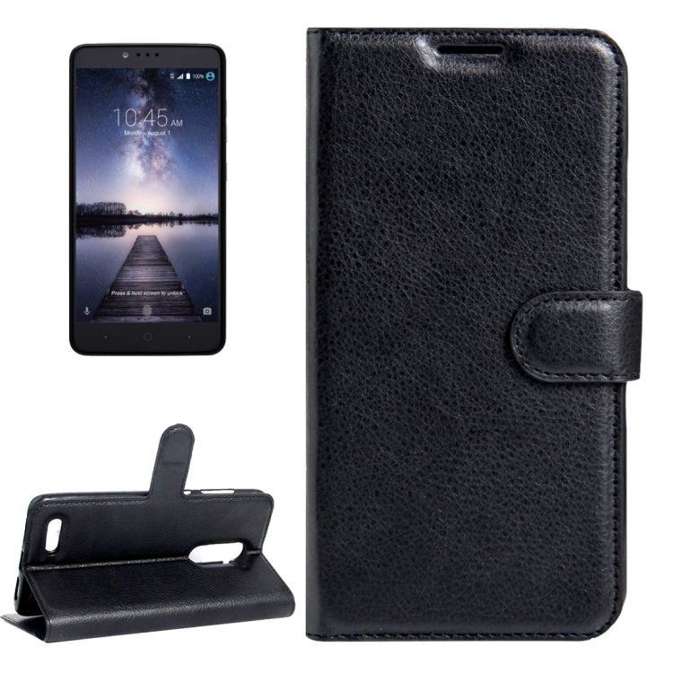 For ZTE  Z max Pro Litchi Texture Horizontal Flip Leather Case with Magnetic Buckle & Holder & Card Slots & Wallet