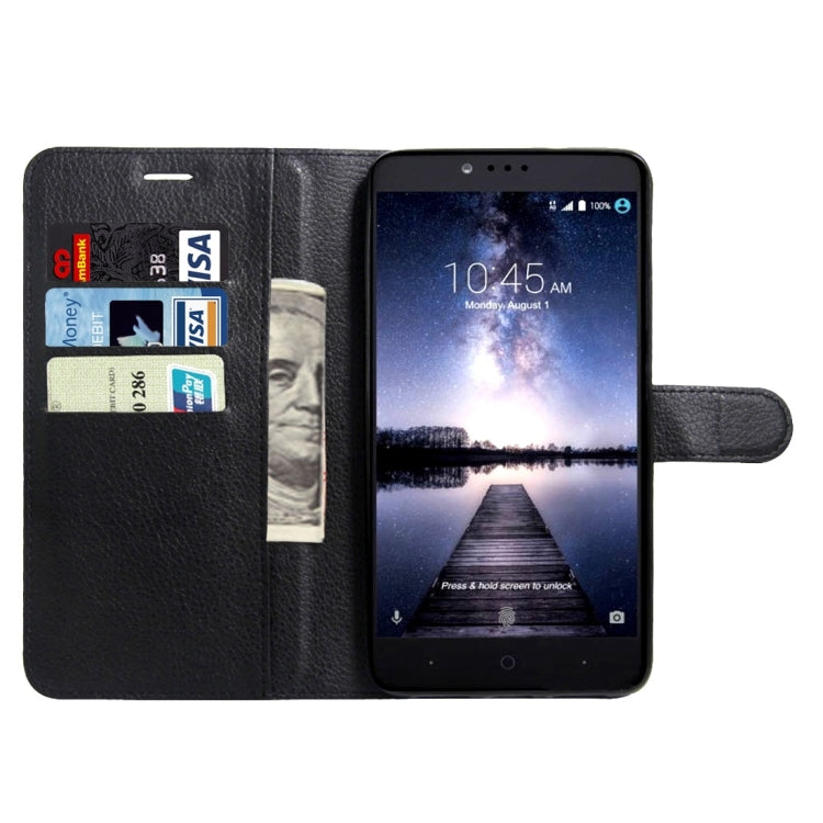 For ZTE  Z max Pro Litchi Texture Horizontal Flip Leather Case with Magnetic Buckle & Holder & Card Slots & Wallet