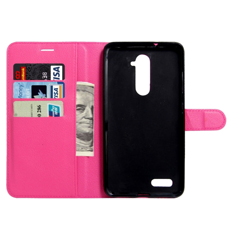 For ZTE  Z max Pro Litchi Texture Horizontal Flip Leather Case with Magnetic Buckle & Holder & Card Slots & Wallet