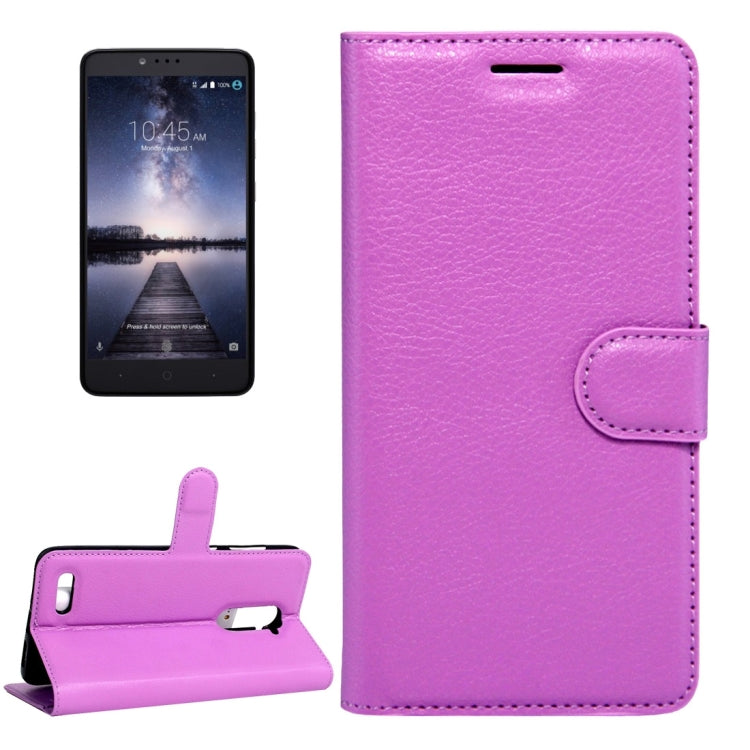 For ZTE  Z max Pro Litchi Texture Horizontal Flip Leather Case with Magnetic Buckle & Holder & Card Slots & Wallet