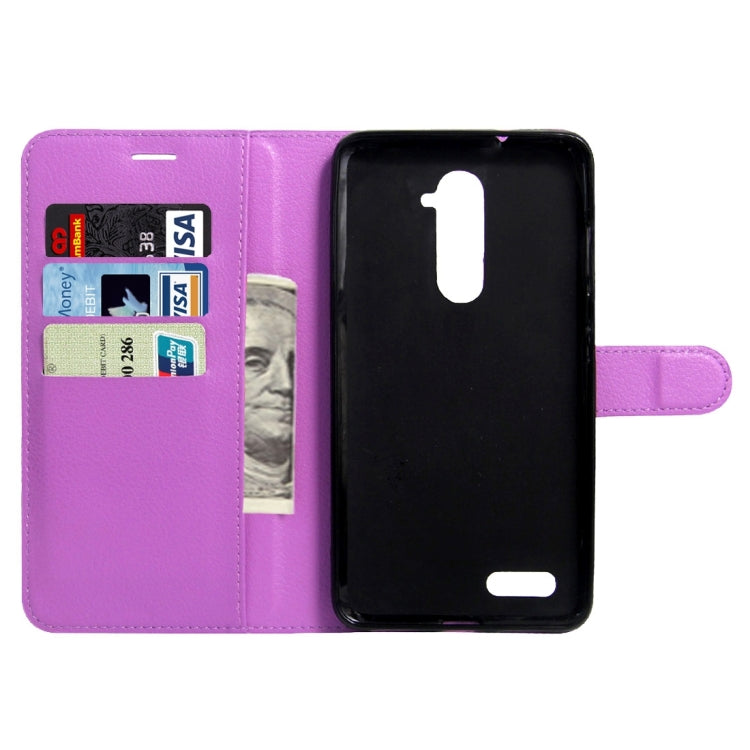 For ZTE  Z max Pro Litchi Texture Horizontal Flip Leather Case with Magnetic Buckle & Holder & Card Slots & Wallet