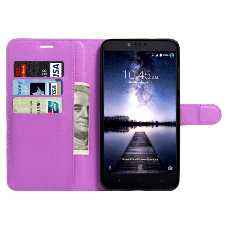 For ZTE  Z max Pro Litchi Texture Horizontal Flip Leather Case with Magnetic Buckle & Holder & Card Slots & Wallet