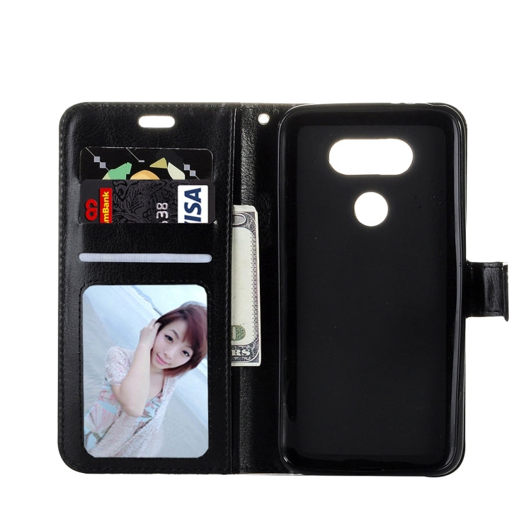 For LG G5 Crazy Horse Texture Horizontal Flip Leather Case with Magnetic Buckle & Holder & Card Slots & Wallet & Photo Frame