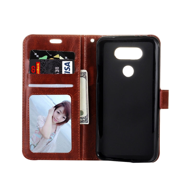 For LG G5 Crazy Horse Texture Horizontal Flip Leather Case with Magnetic Buckle & Holder & Card Slots & Wallet & Photo Frame
