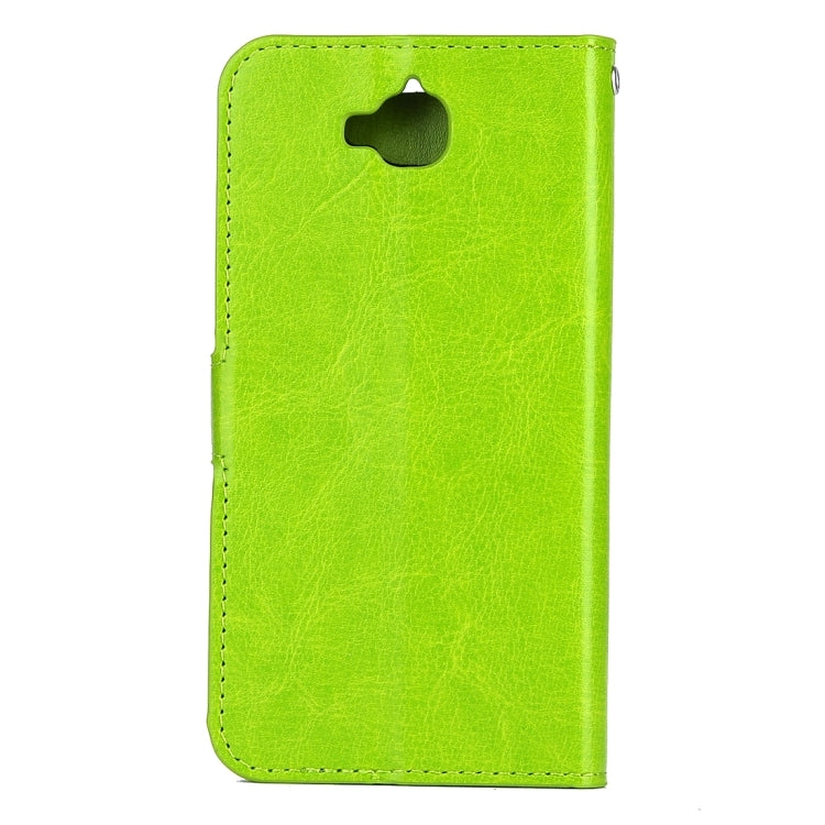 For Huawei  Y6 Pro Crazy Horse Texture Horizontal Flip Leather Case with Magnetic Buckle & Holder & Card Slots & Wallet & Photo Frame