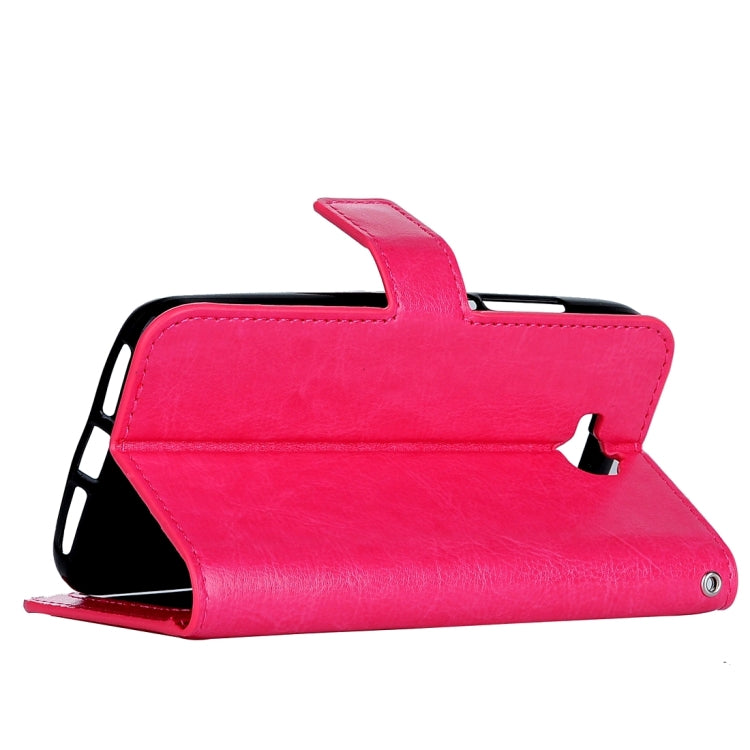 For Huawei  Y6 Pro Crazy Horse Texture Horizontal Flip Leather Case with Magnetic Buckle & Holder & Card Slots & Wallet & Photo Frame