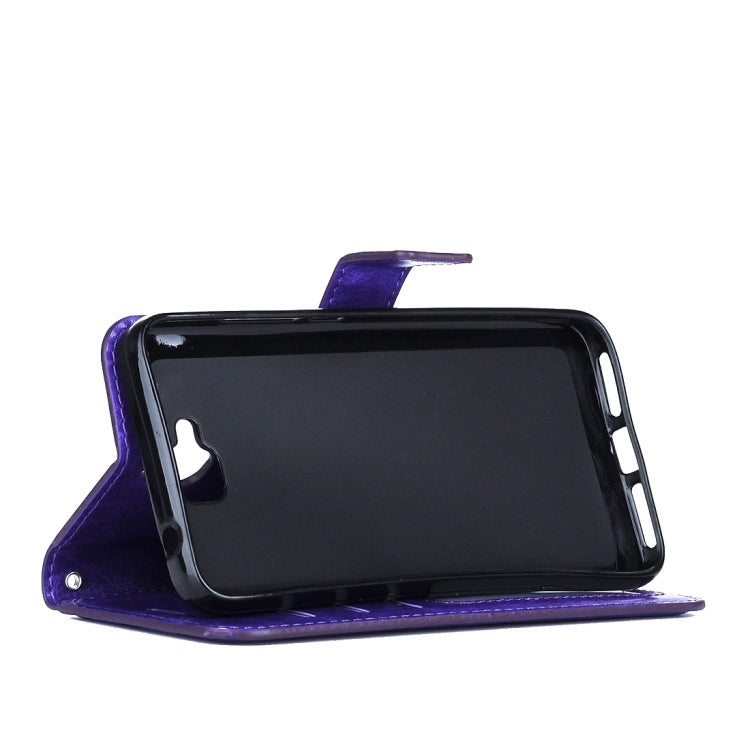 For Huawei  Y6 Pro Crazy Horse Texture Horizontal Flip Leather Case with Magnetic Buckle & Holder & Card Slots & Wallet & Photo Frame