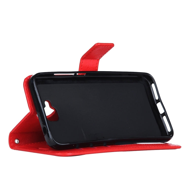 For Huawei  Y6 Pro Crazy Horse Texture Horizontal Flip Leather Case with Magnetic Buckle & Holder & Card Slots & Wallet & Photo Frame