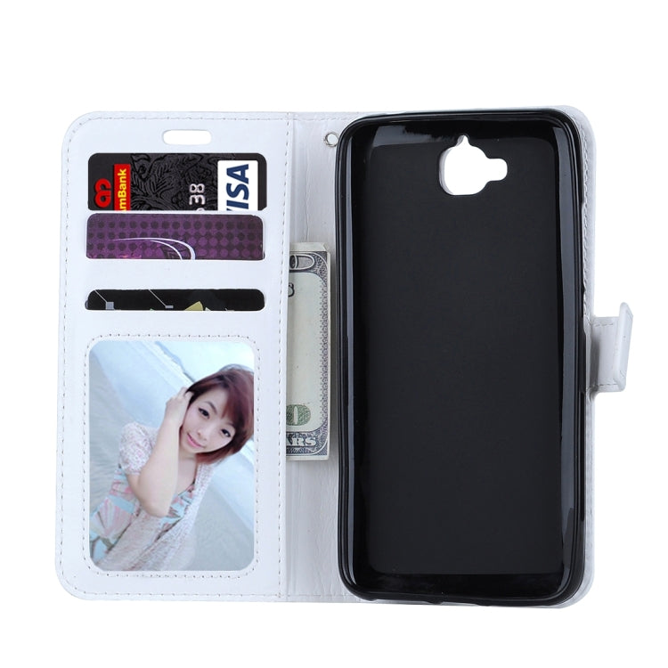 For Huawei  Y6 Pro Crazy Horse Texture Horizontal Flip Leather Case with Magnetic Buckle & Holder & Card Slots & Wallet & Photo Frame