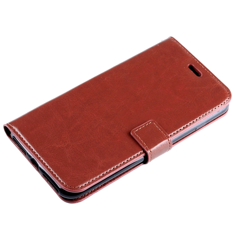 For Huawei  Y6 Pro Crazy Horse Texture Horizontal Flip Leather Case with Magnetic Buckle & Holder & Card Slots & Wallet & Photo Frame