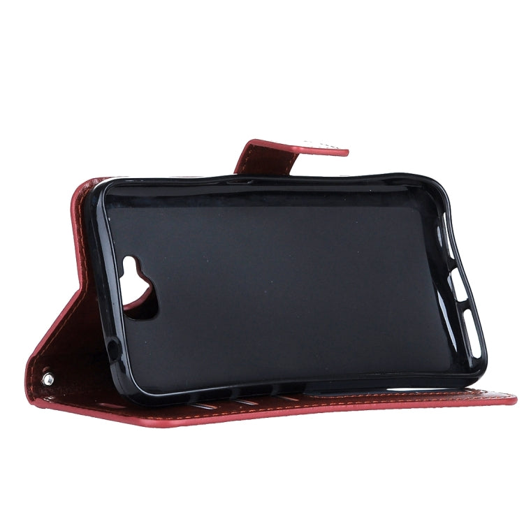 For Huawei  Y6 Pro Crazy Horse Texture Horizontal Flip Leather Case with Magnetic Buckle & Holder & Card Slots & Wallet & Photo Frame