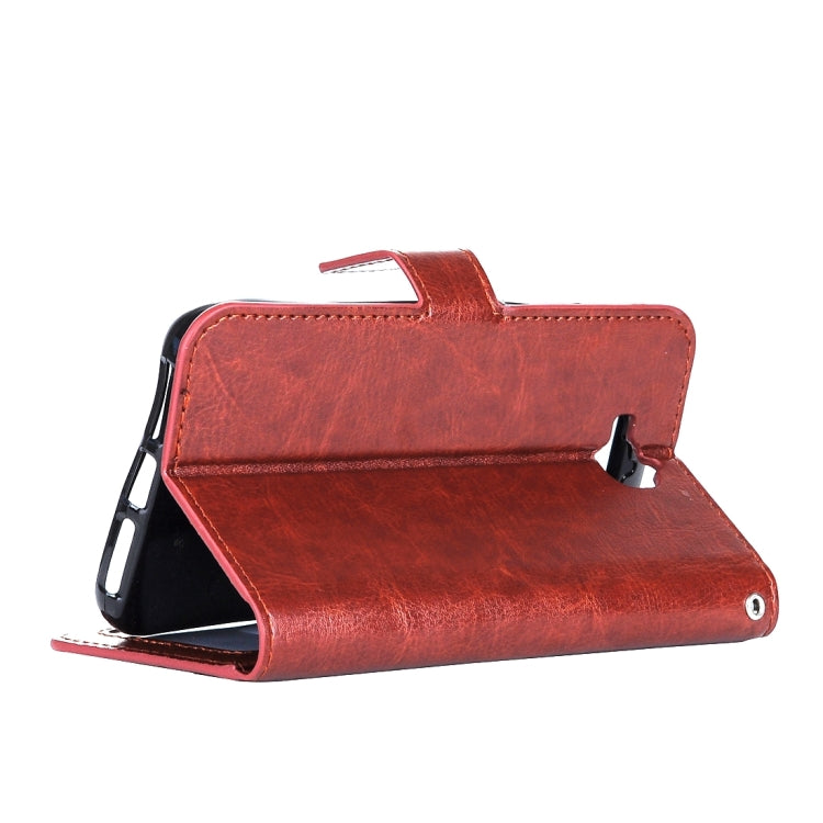 For Huawei  Y6 Pro Crazy Horse Texture Horizontal Flip Leather Case with Magnetic Buckle & Holder & Card Slots & Wallet & Photo Frame