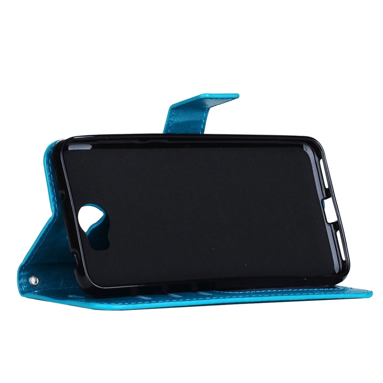 For Huawei  Y5 II Crazy Horse Texture Horizontal Flip Leather Case with Magnetic Buckle & Holder & Card Slots & Wallet & Photo Frame