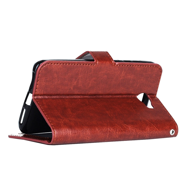 For Huawei  Y5 II Crazy Horse Texture Horizontal Flip Leather Case with Magnetic Buckle & Holder & Card Slots & Wallet & Photo Frame