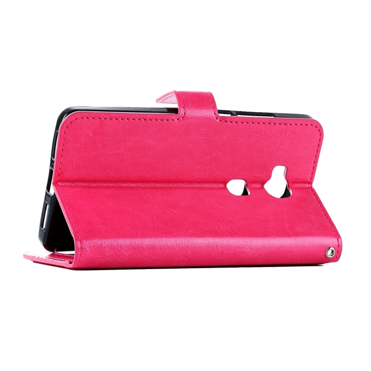 For Huawei  Honor 5X Crazy Horse Texture Horizontal Flip Leather Case with Magnetic Buckle & Holder & Card Slots & Wallet & Photo Frame