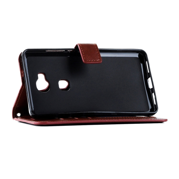 For Huawei  Honor 5X Crazy Horse Texture Horizontal Flip Leather Case with Magnetic Buckle & Holder & Card Slots & Wallet & Photo Frame