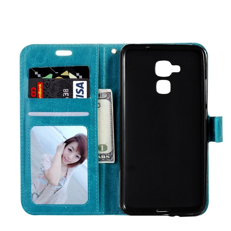 For Huawei  Honor 5c Crazy Horse Texture Horizontal Flip Leather Case with Magnetic Buckle & Holder & Card Slots & Wallet & Photo Frame