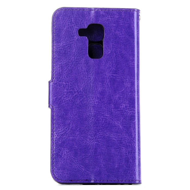 For Huawei  Honor 5c Crazy Horse Texture Horizontal Flip Leather Case with Magnetic Buckle & Holder & Card Slots & Wallet & Photo Frame