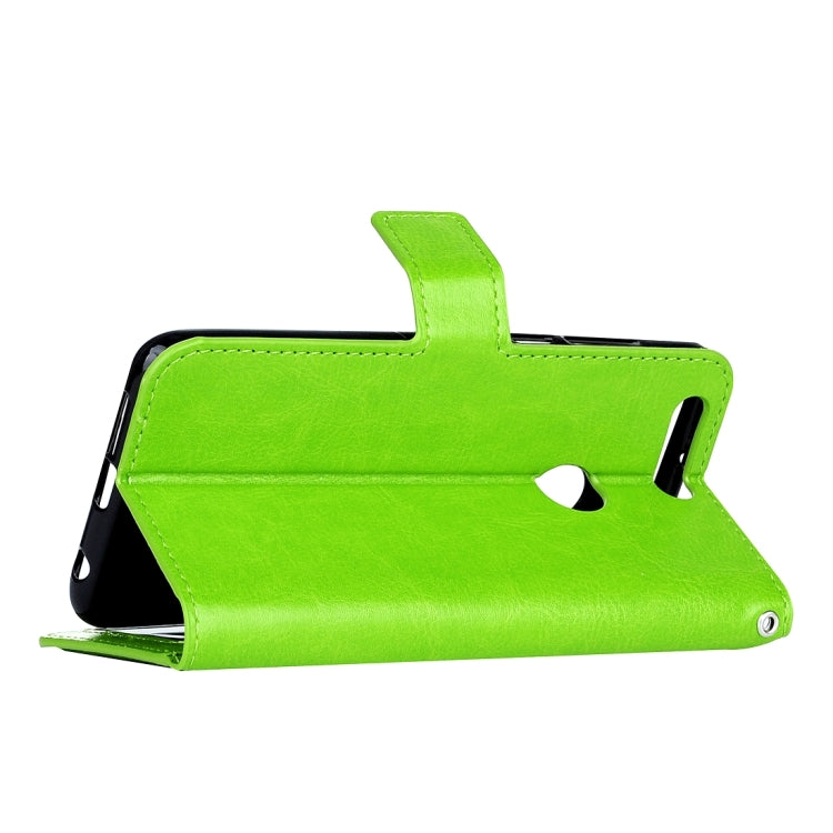 For Huawei  Honor 8 Crazy Horse Texture Horizontal Flip Leather Case with Magnetic Buckle & Holder & Card Slots & Wallet & Photo Frame