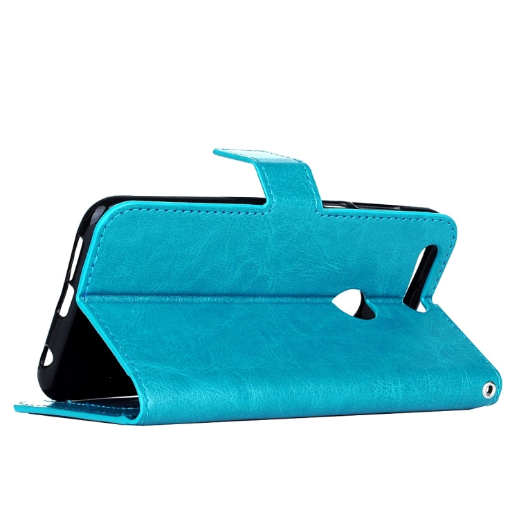 For Huawei  Honor 8 Crazy Horse Texture Horizontal Flip Leather Case with Magnetic Buckle & Holder & Card Slots & Wallet & Photo Frame