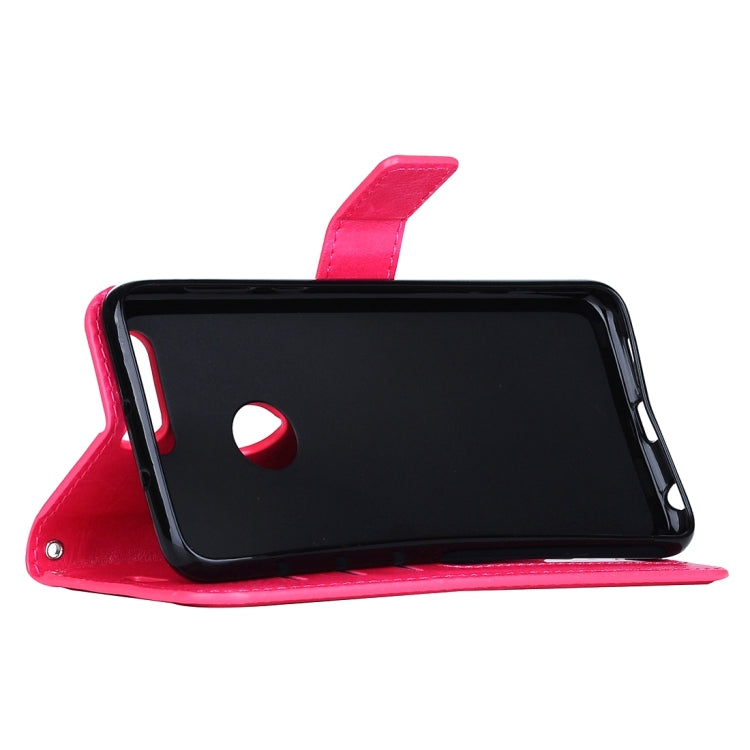 For Huawei  Honor 8 Crazy Horse Texture Horizontal Flip Leather Case with Magnetic Buckle & Holder & Card Slots & Wallet & Photo Frame