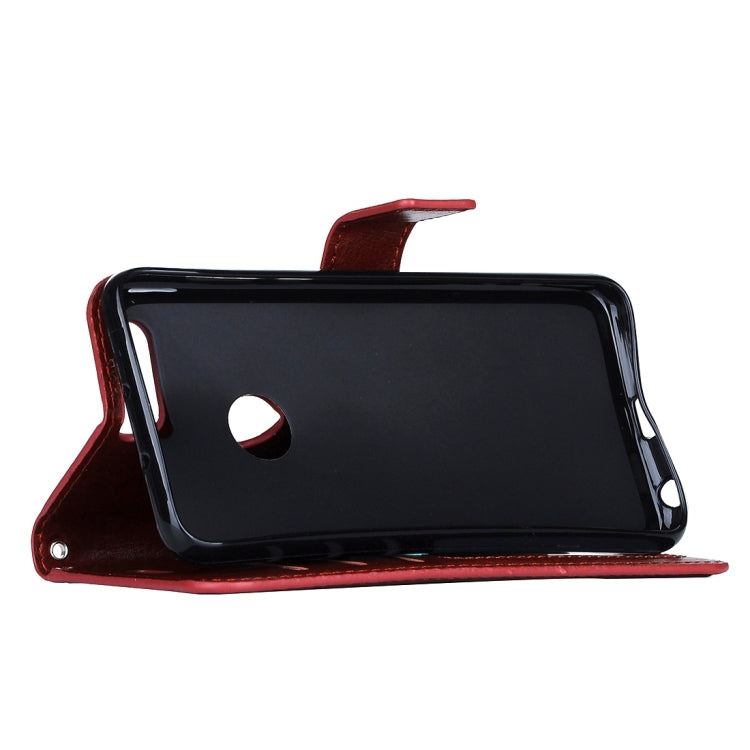 For Huawei  Honor 8 Crazy Horse Texture Horizontal Flip Leather Case with Magnetic Buckle & Holder & Card Slots & Wallet & Photo Frame