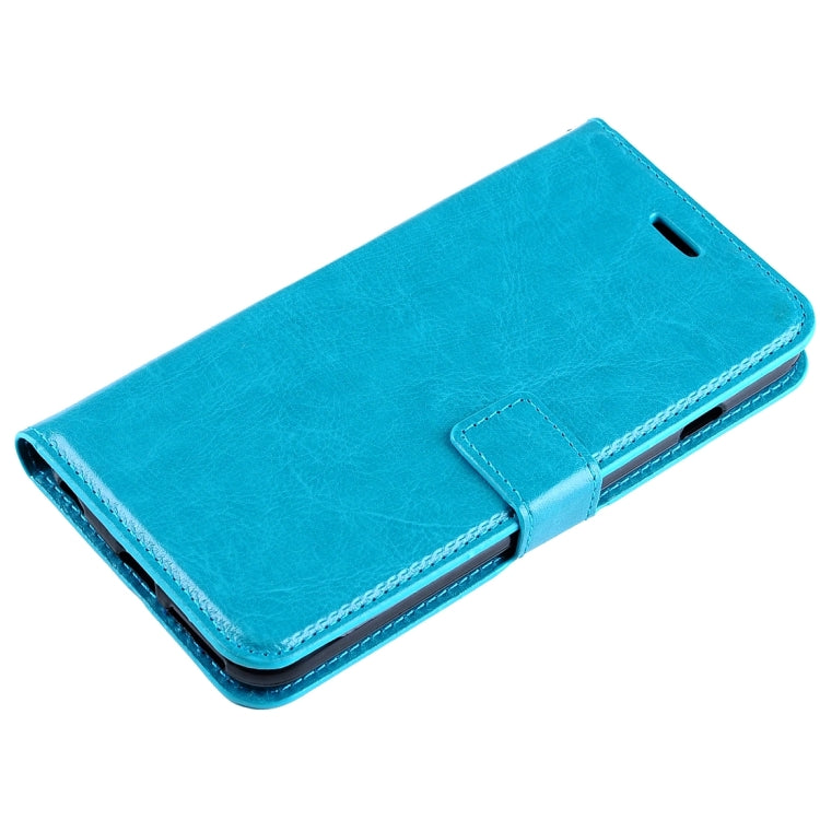 For Sony Xperia M5 Crazy Horse Texture Horizontal Flip Leather Case with Magnetic Buckle & Holder & Card Slots & Wallet & Photo Frame