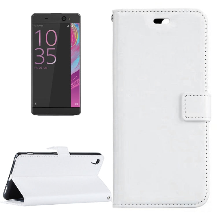 For Sony Xperia E5 Crazy Horse Texture Horizontal Flip Leather Case with Magnetic Buckle & Holder & Card Slots & Wallet & Photo Frame