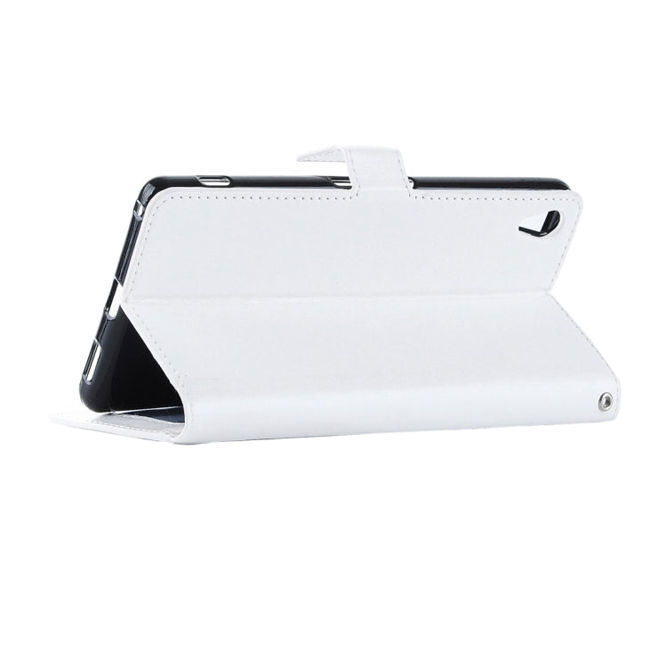 For Sony Xperia E5 Crazy Horse Texture Horizontal Flip Leather Case with Magnetic Buckle & Holder & Card Slots & Wallet & Photo Frame