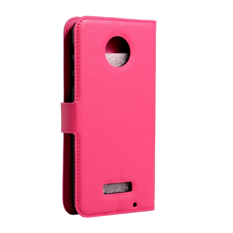 For Motorola Moto Z Play Litchi Texture Horizontal Flip Leather Case with Magnetic Buckle & Holder & Card Slots & Wallet