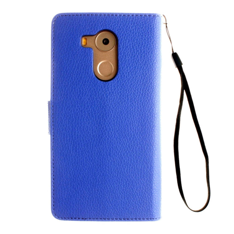 For Huawei  Mate 8 Litchi Texture Horizontal Flip Leather Case with Magnetic Buckle & Holder & Card Slots & Wallet & Photo Frame & Lanyard