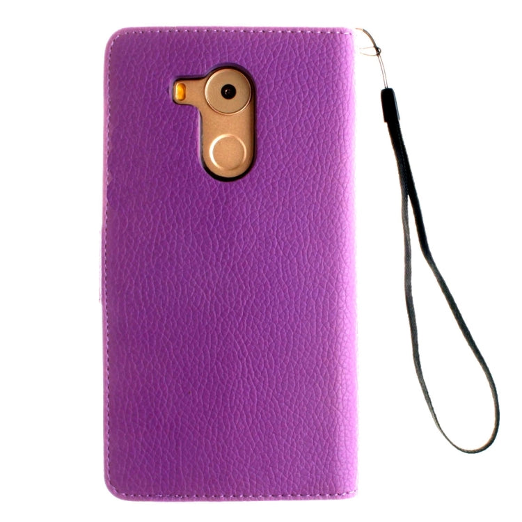 For Huawei  Mate 8 Litchi Texture Horizontal Flip Leather Case with Magnetic Buckle & Holder & Card Slots & Wallet & Photo Frame & Lanyard