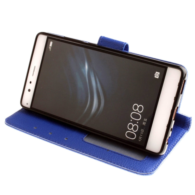 For Huawei  P9 Lite Litchi Texture Horizontal Flip Leather Case with Magnetic Buckle & Holder & Card Slots & Wallet & Photo Frame & Lanyard