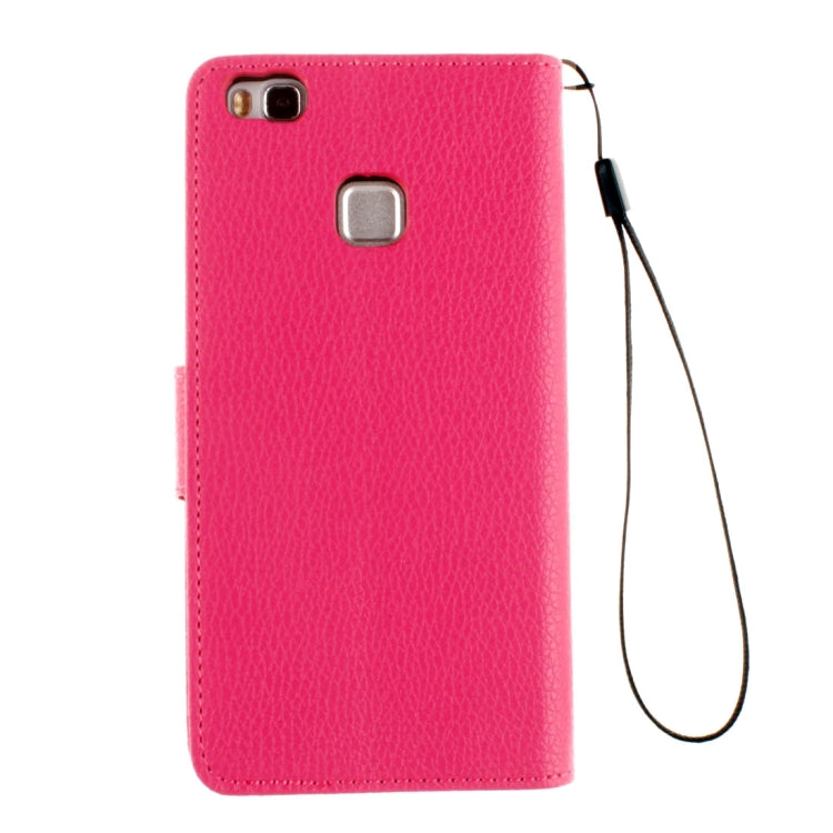 For Huawei  P9 Lite Litchi Texture Horizontal Flip Leather Case with Magnetic Buckle & Holder & Card Slots & Wallet & Photo Frame & Lanyard